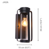Xtricity - Outdoor Wall Light, 12.99 '' Height, From The Jada Collection, Black - - Mounts For Less