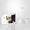 Xtricity - Pendant, 14.17" Width, From the Trebecca Collection, White - - Mounts For Less