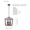 Xtricity - Pendant Light, 11.8'' Width, From the Gustavo Collection, Black and Brown - - Mounts For Less