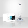 Xtricity - Pendant Light, 15.7 '' Length, From the Meridian Collection, Silver - - Mounts For Less