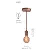 Xtricity - Pendant Light, 1.9 '' Width, From The Henry Collection, Antique Brass - - Mounts For Less