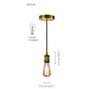 Xtricity - Pendant Light, 2 '' Width, From The Giulio Collection, Antique Brass - - Mounts For Less