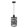 Xtricity - Pendant Light, 8.2" Height, From the Rio Collection, Black - - Mounts For Less