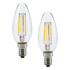 Xtricity - Set of 2 Energy Saving LED Bulbs, Dimmable, Type C, 4.5W, 3000K Soft White - - Mounts For Less