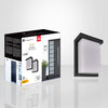 Xtricity - Set of 2 Exterior Wall Lights with Integrated LED, 8'' Height, From the Viva Collection, Black - - Mounts For Less