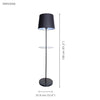 Xtricity - Torchiere Floor Lamp, Height 4.25 ', from the Nirvana Collection, Black - - Mounts For Less
