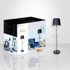 Xtricity - Torchiere Floor Lamp, Height 4.25 ', from the Nirvana Collection, Black - - Mounts For Less