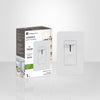 Xtricity - Wall Slide Dimmer with Switch, Ideal for LED Lighting, White - - Mounts For Less