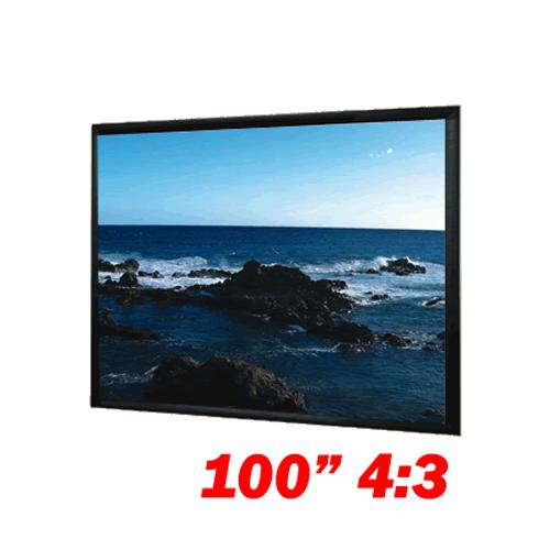 100" 4:3 Fixed Frame Projector Projection Screen - Matte White - - Mounts For Less