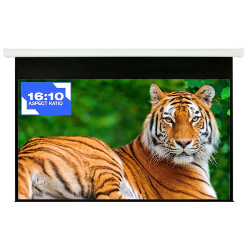 109" 16:10 Electric Projection Screen Matt White With Remote - - Mounts For Less