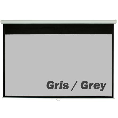 120" 16:9 Manual Projection Screen Soft PVC grey - - Mounts For Less
