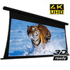 130" 2.35:1 Electric Projection Screen Reference Studio 4K "Tab-Tensioned" White - - Mounts For Less