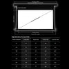 135" 16:9 Electric Projection Screen Reference Studio AudioWeave 4K "Tab-Tensioned" White - - Mounts For Less
