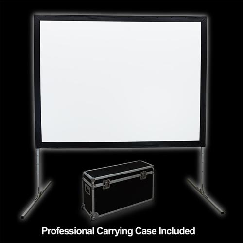 150" 4:3 Fast-Fold Front + Rear Projection screen with case - - Mounts For Less