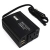 150W Car Power Inverter DC 12V To 110V AC Converter With Dual USB Charger - - Mounts For Less