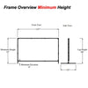 165" 16:9 Fast-Fold Front + Rear Projection screen with case - - Mounts For Less