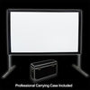 184" 16:9 Fast-Fold Front + Rear Projection screen with case - - Mounts For Less