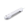 360 Electrical Idealist 7 Outlet Surge Protector with 2-2.4Amp USB White 360321 - - Mounts For Less