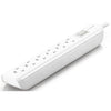360 Electrical Villa 6 Outlet Power Strip with 3' Cord White 360310 - - Mounts For Less
