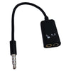 3.5MM 4 Pin To 2 X 3 Pin 3.5MM Headset Splitter Adapter - - Mounts For Less
