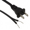 6ft Power Cord 2 conductors, 16 AWG, SPT-1, cETLus certified, Black - - Mounts For Less