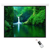 84" 4:3 Electric Projection Screen Matt White With Remote - - Mounts For Less