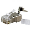 8P8C Connectors 2 Pieces for Cat6 Cat6a Cat7 Ethernet Cables Shielded 50 Pcs - - Mounts For Less