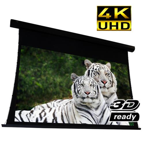 92" 16:9 Electric Projection Screen Reference Studio AudioWeave 4K "Tab-Tensioned" White - - Mounts For Less