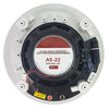 AMX AS-22 6.5'' 2-Way In-Ceiling Speakers 60 Watts 8 Ohms Sold As A Pair White - - Mounts For Less