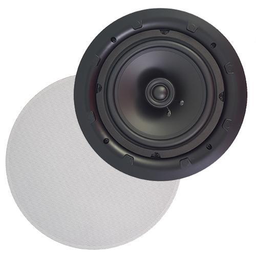AMX AS-32 6.5'' 2-Way In-Ceiling Speakers 60 Watts 8 Ohms Sold As A Pair White Frameless - - Mounts For Less