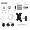AMX BFP-12B Tilt & Swivel Universal TV Wall Mount Articulated 2 Pivots LED, LCD, PLASMA For Screens 23'' To 42'' - - Mounts For Less