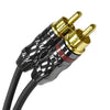 Adapter XLR Male to 2 RCA Male 6 inch - - Mounts For Less