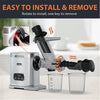 Aeitto - Juicer / Cold Masticating Juice Extractor. 2 Speed Modes, Black - - Mounts For Less