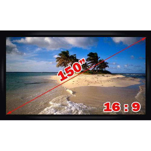 Antra 150" 16:9 Fixed Frame Projector Projection Screen - Matte White - - Mounts For Less