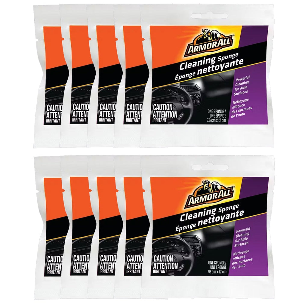 ArmorAll - 10-Piece All-Purpose Car Cleaning Sponge Set, Lint-Free - - Mounts For Less