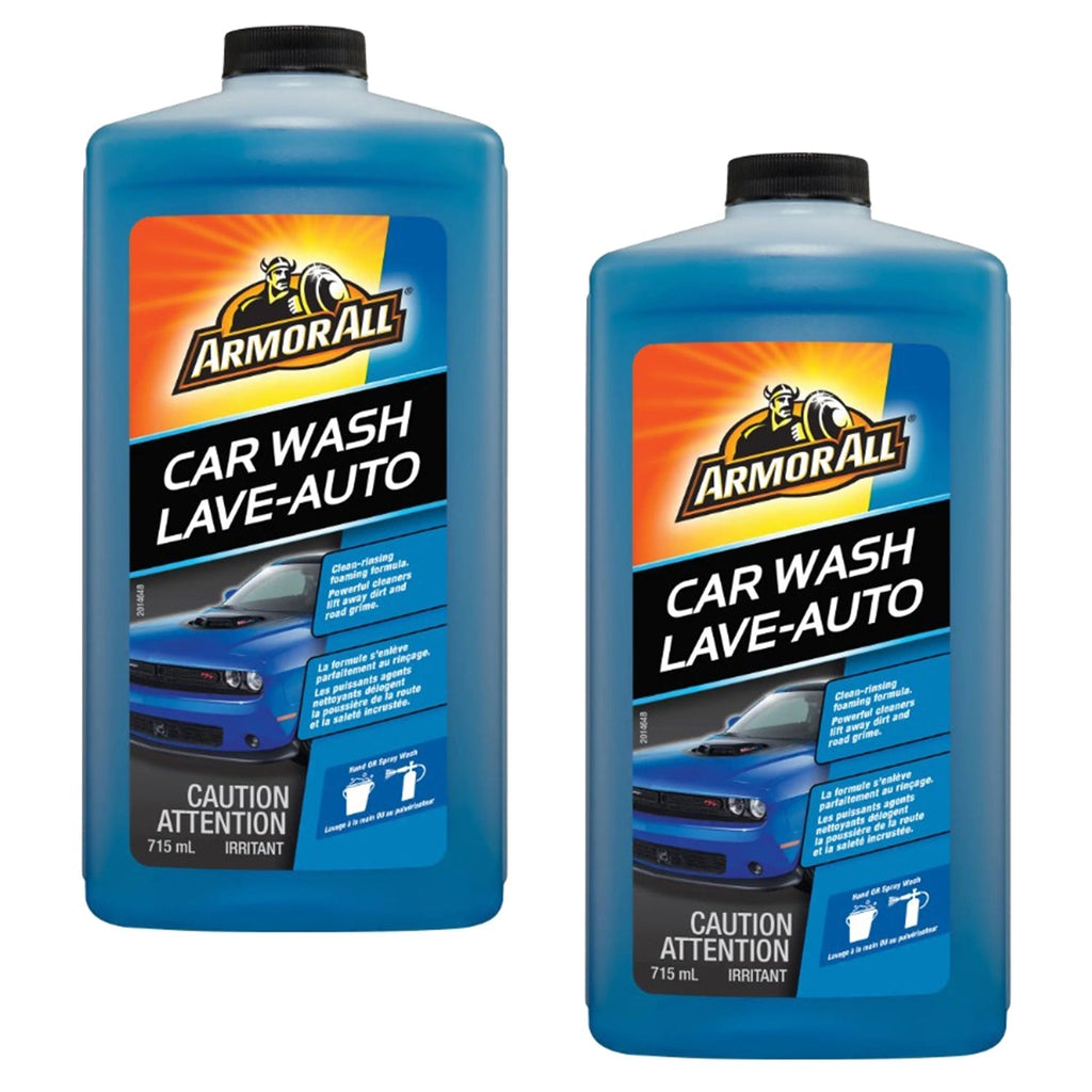 ArmorAll - Set of 2 Concentrated Car Wash, No Stains or Streaks, 715mL - - Mounts For Less