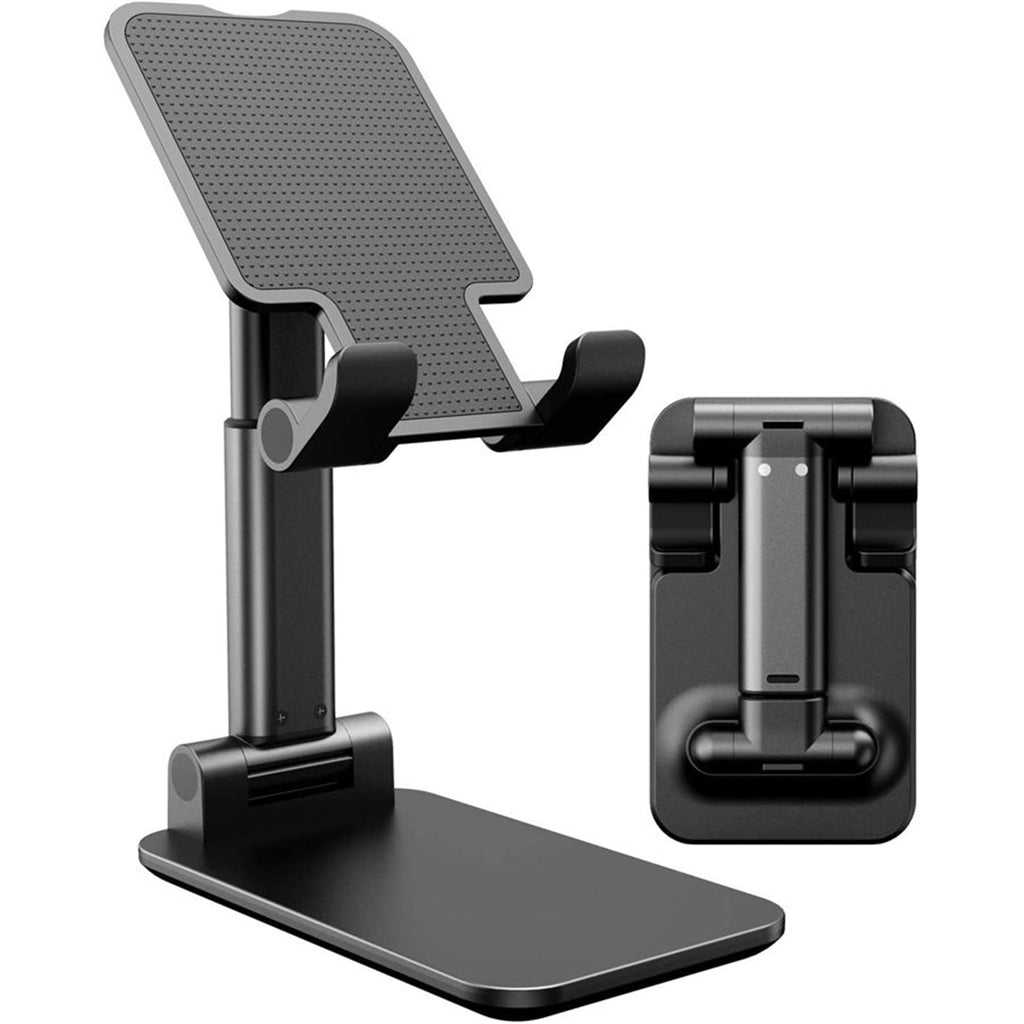 Autocel - Foldable Phone Holder with Non-Slip Surface, Black - - Mounts For Less