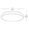 BAZZ C17256BS 11" Flush Mount LED Integrated - - Mounts For Less