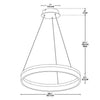 BAZZ P14786BS Integrated Circular LED Fixture - - Mounts For Less