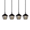 BAZZ P17224BK 64 in. 4 Light Quadruple Pendant - - Mounts For Less