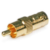 BNC Female to RCA Male Adapter Gold Plated - - Mounts For Less