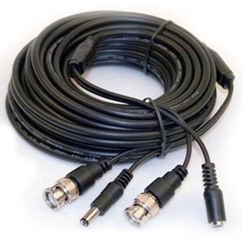 BNC Security Camera Cable RG59 with Power 2 in 1 – 100 ft - - Mounts For Less