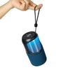 BWOO BS-60 Speaker Bluetooth 5.0 WAV, MP3, WMA, FLC, APE Compatible With AUX Blue - - Mounts For Less