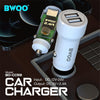 BWOO - Car Charger with 2 USB Ports, 12-24V, 18W + 5V 2.4A Output, White - - Mounts For Less