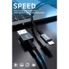 BWOO - USB to Lightning Cable, 1 Meter Length, Braided Nylon and Aluminum Alloy Shell, Black - - Mounts For Less