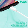 BWOO - USB to USB Type-C Cable, 1 Meter Length, Black - - Mounts For Less