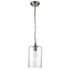 Beldi 21960-H Glass Hanging Lamp Lucan Collection, 6 1/2 '' X 72 3/16 '', For LED Bulb or Incandescent, Silver - - Mounts For Less