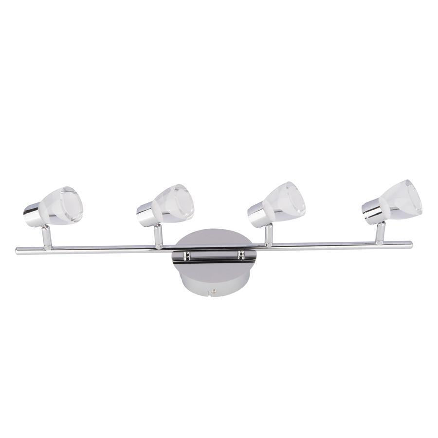 Beldi 26101-TR4 Tasman Led Track Chrome Finish 4 X 5W, 1200 Lumens, Silver - - Mounts For Less