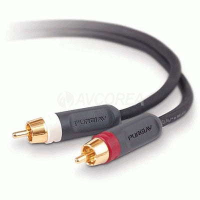 Belkin Pure A/V Audio cable 2xRCA male/male 100 feets - - Mounts For Less