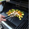 Better BBQ - Set of 2 Reusable Non-Stick Grill Mats, Black - - Mounts For Less